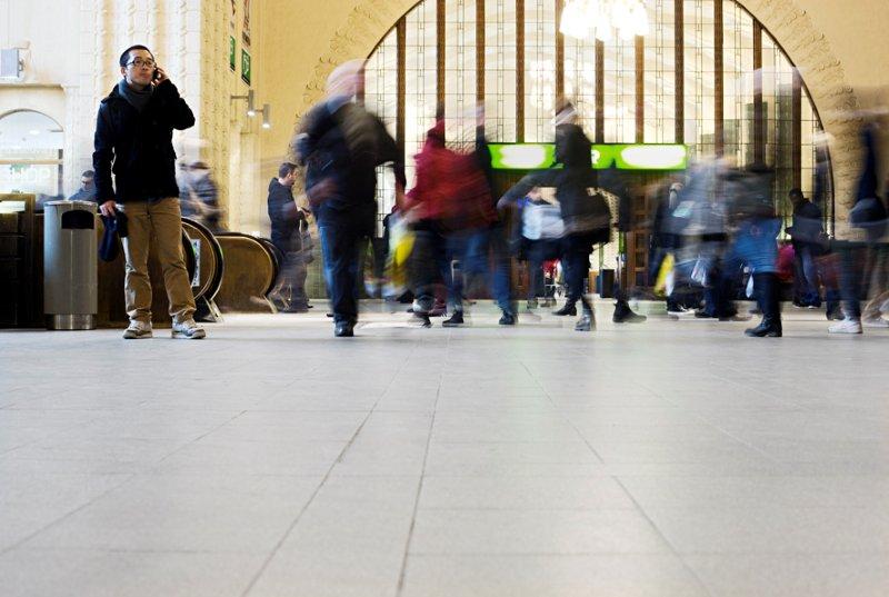 Helsinki's central railway station