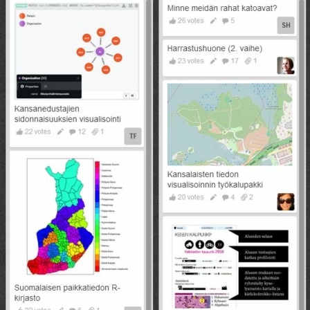 Datademon kevätkierroksen ehdotuksia