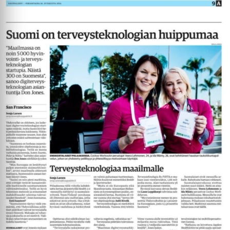 Kauppalehti seurasi Health 2.0-matkaa paikan päällä.