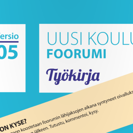 Uusi koulutus -foorumin työkirja