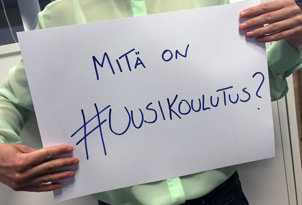 Mitä on #uusikoulutus?