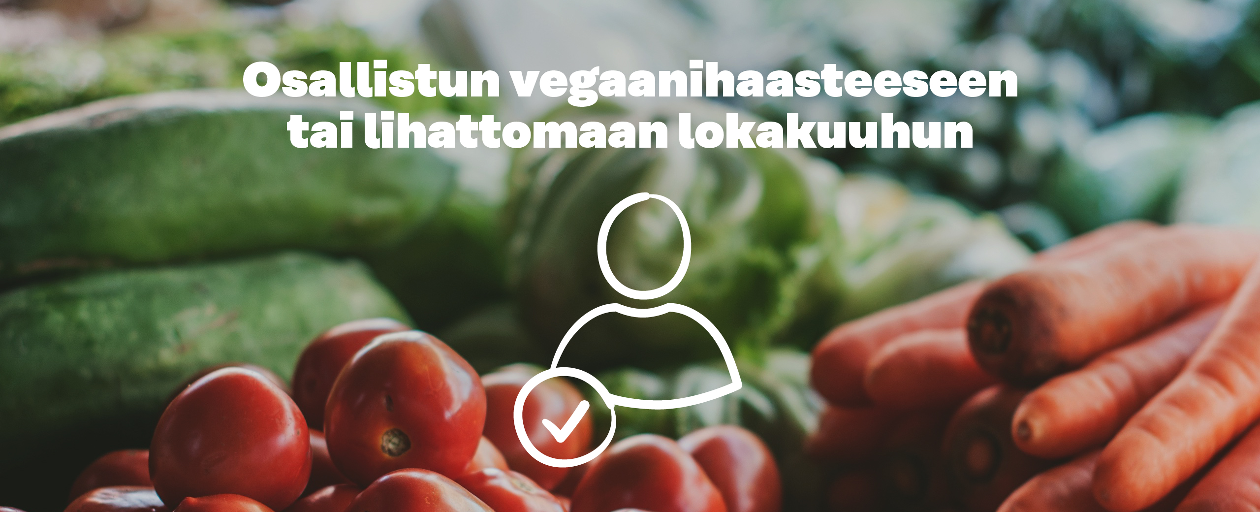 Osallistun vegaanihaasteeseen tai lihattomaan lokakuuhun