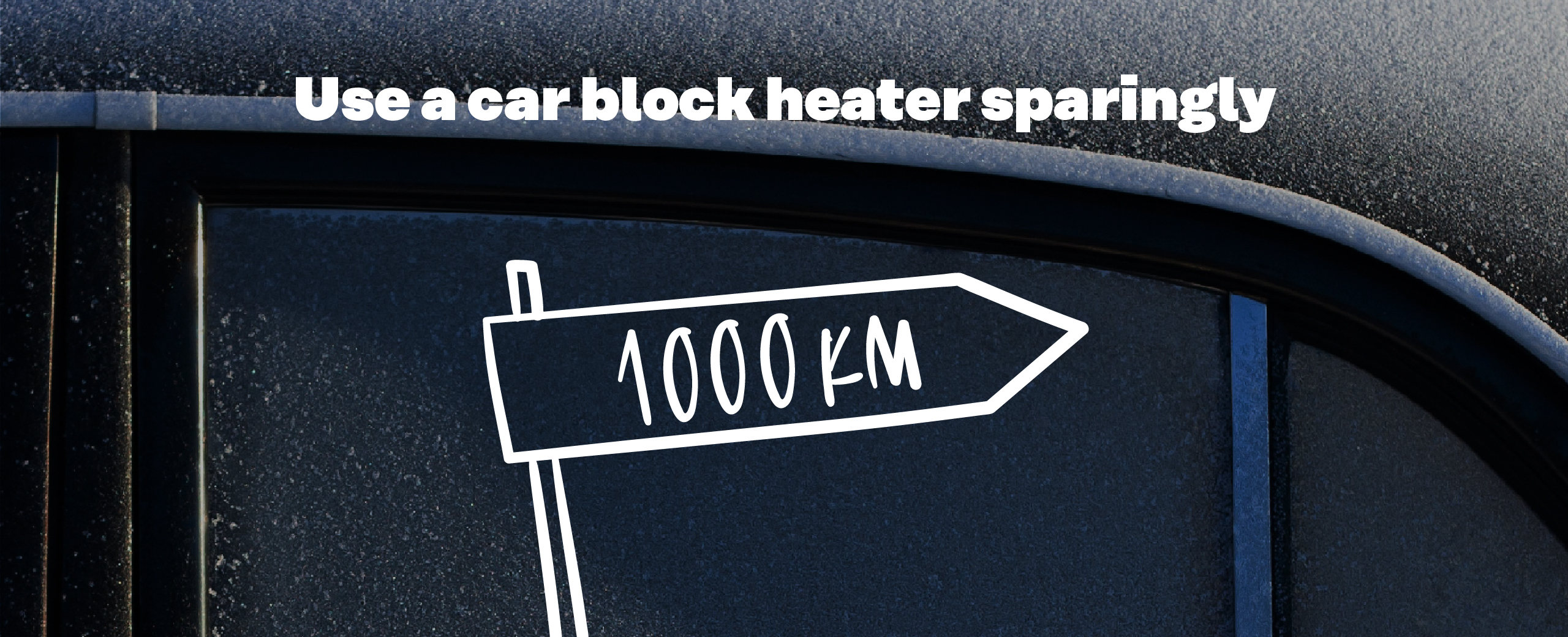 Use a car block heater sparingly