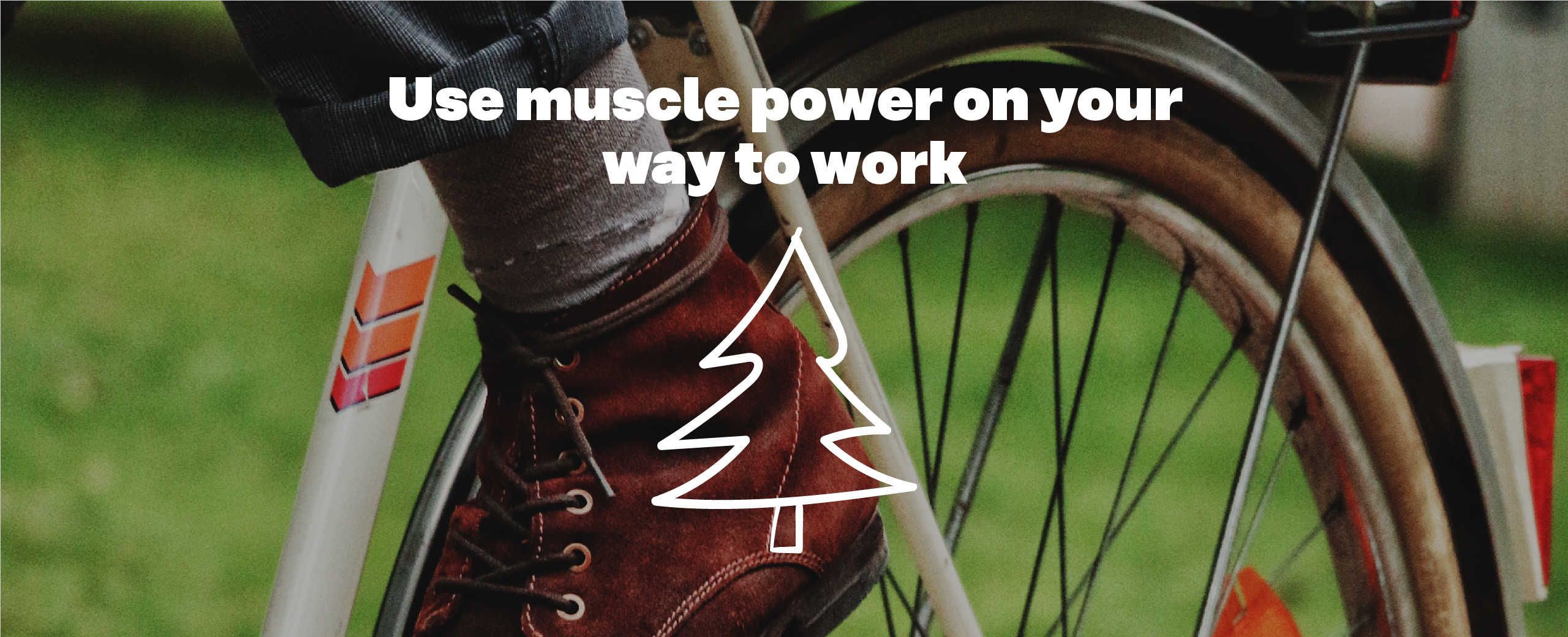 Use muscle power on your way to work