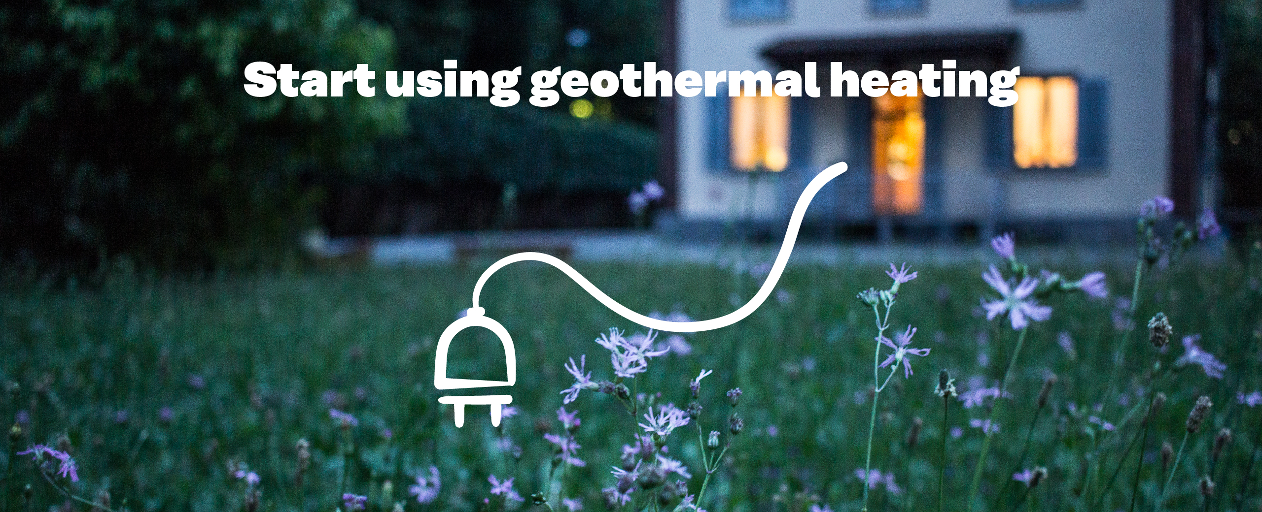 Start using geothermal heating