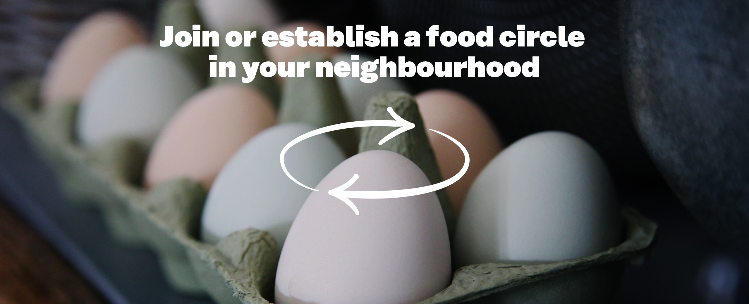 Join or establish a food circle in your neighbourhood