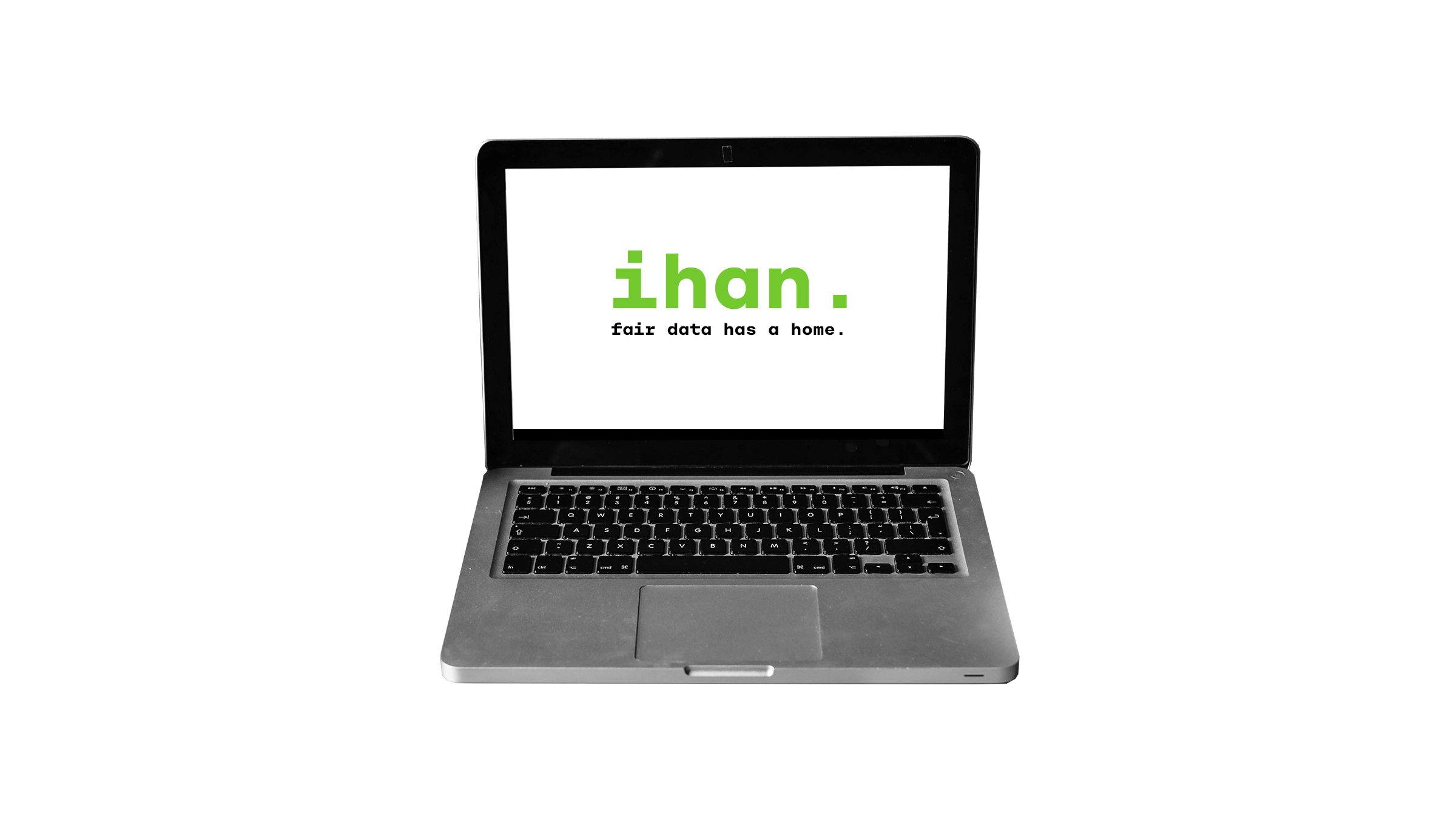 Text ihan. on a laptop screen