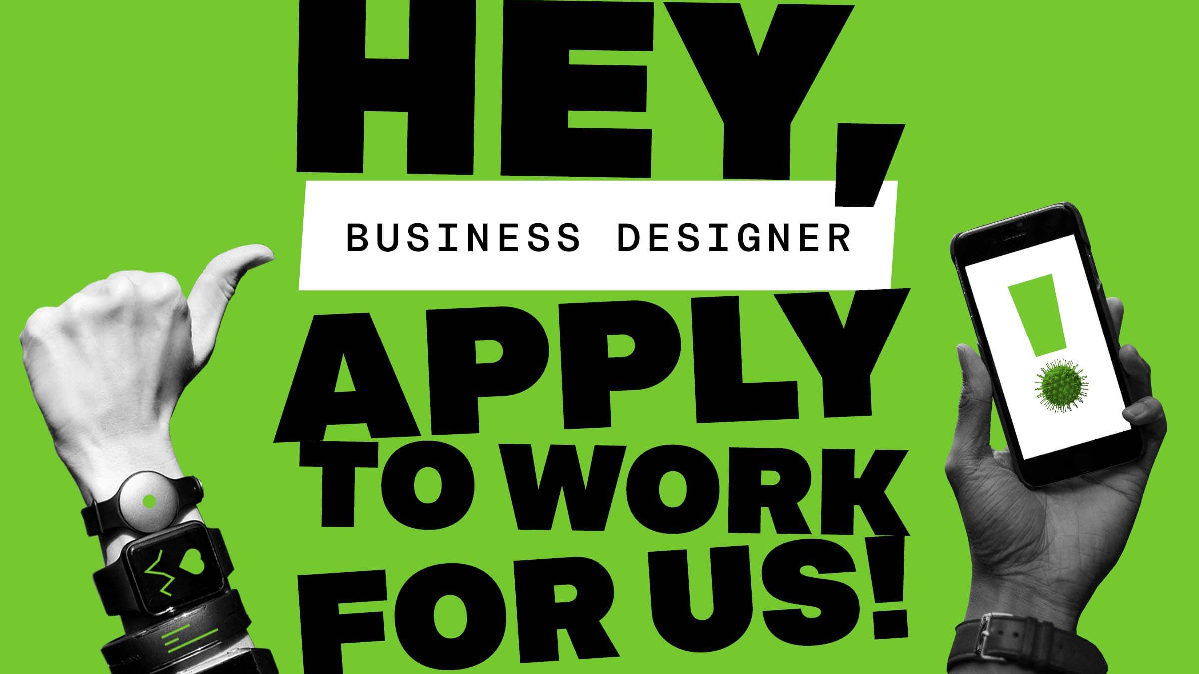 job announcement business designer